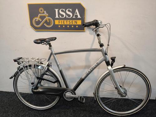 Gazelle Chamonix C 8 herenfiets 8 versnellingen 65cm, Fietsen en Brommers, Fietsen | Heren | Sportfietsen en Toerfietsen, Zo goed als nieuw