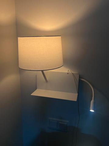 Stijlvolle nachtkastlampen met USB en leeslamp – set van 2 beschikbaar voor biedingen