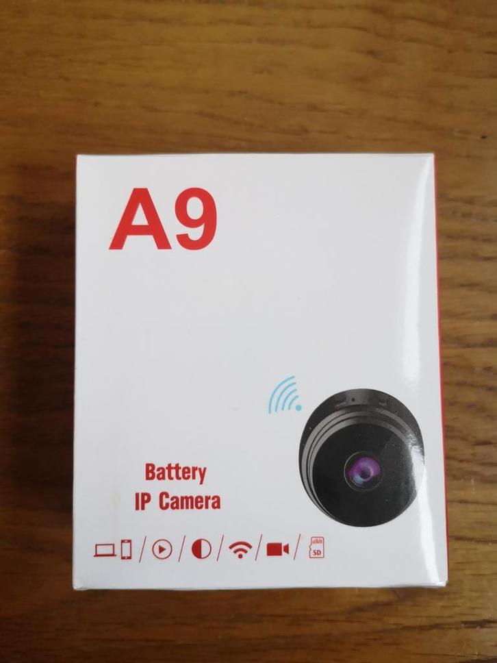 A9 Mini Camera - Draadloze IP beveiligingscamera, Audio, Tv en Foto, Videobewaking, Nieuw, Binnencamera, Ophalen of Verzenden