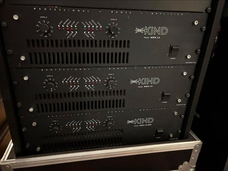 Kind audio nwx 2.8 en 5.0, Muziek en Instrumenten, Versterkers | Keyboard, Monitor en PA, Gebruikt, P.A., 1000 watt of meer, Ophalen