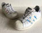 Adidas Superstar holografische streep sneakers gympen 38 1/3, Ophalen of Verzenden, Wit, Sneakers of Gympen, Adidas