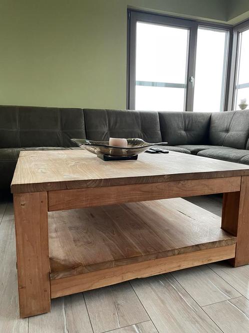 Mooie teak salontafel, Huis en Inrichting, Tafels | Salontafels, Zo goed als nieuw, Ophalen of Verzenden