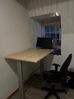 Handmatig verstelbaar sta/zit bureau - 120x70 cm, Huis en Inrichting, Ophalen, In hoogte verstelbaar, Gebruikt, Stabureau