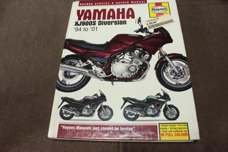 Yamaha XJ900 S Diversion 1994-2001 werkplaatsboek manual, Motoren, Handleidingen en Instructieboekjes, Yamaha, Ophalen of Verzenden