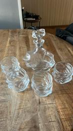 Whiskey set karaf + 4 glazen, Antiek en Kunst, Antiek | Glas en Kristal, Ophalen