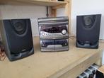 stereotoren philips met wisselaar  en radio en dubbel casset, Philips, Gebruikt, Cd-speler, Microset