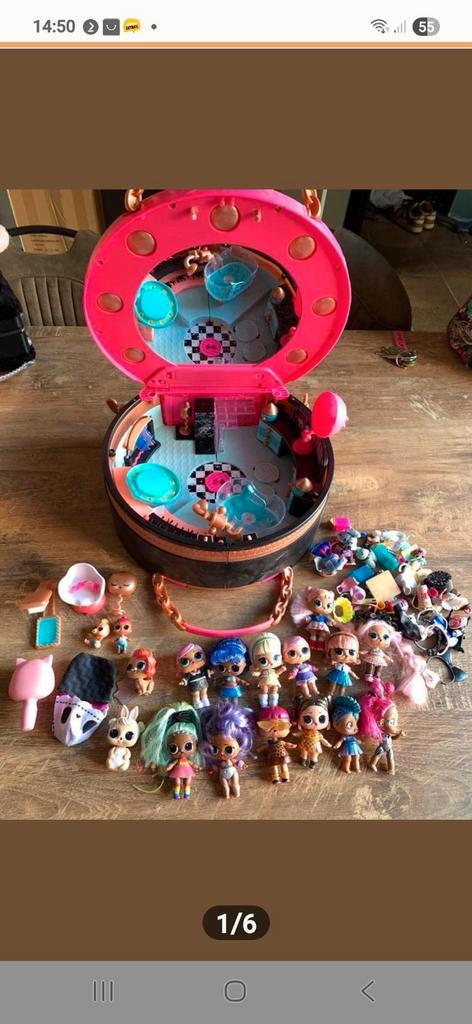 LOL Surprise schoonheidssalon, Kinderen en Baby's, Speelgoed | Poppen, Zo goed als nieuw, Overige typen, Ophalen of Verzenden