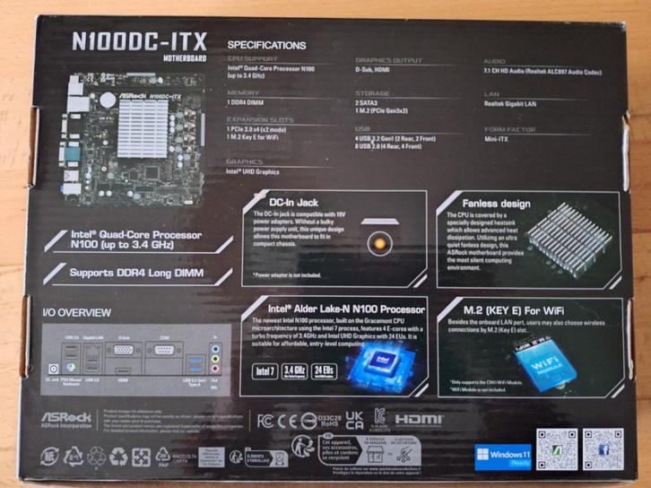 NAS PC ITX (TrueNAS / NextCloud), Computers en Software, NAS, Zo goed als nieuw, Ophalen of Verzenden