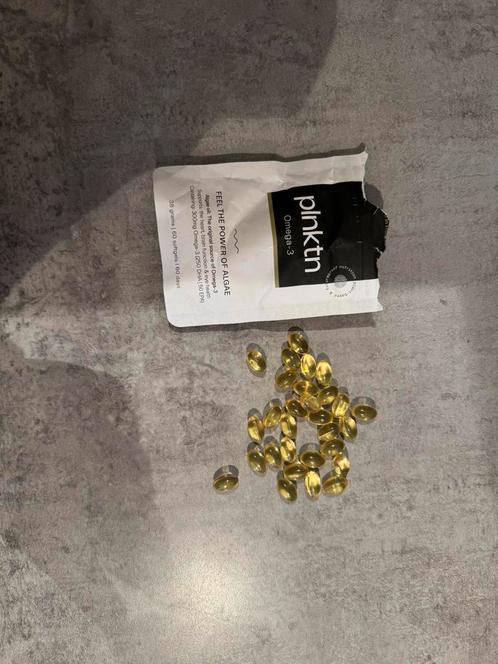 Plnktn Omega Algenolie Capsules (30/60 stuks), Sport en Fitness, Gezondheidsproducten en Wellness, Zo goed als nieuw, Poeder of Drank