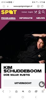 KIM SCHUDDEBOOM  Groningen 24 april, Tickets en Kaartjes, Twee personen, April