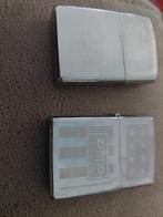 Twee Zippo Aanstekers - USA Design & Klassiek, Ophalen of Verzenden, Gebruikt, Aansteker