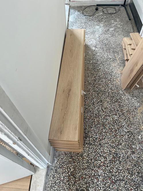 Laminaat - 5 m2, Doe-het-zelf en Verbouw, Vloerdelen en Plavuizen, Gebruikt, Laminaat, Kunststof, 150 cm of meer, 10 tot 30 cm