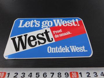 sticker tabak let's go WEST proef de smaak ontdek beschikbaar voor biedingen