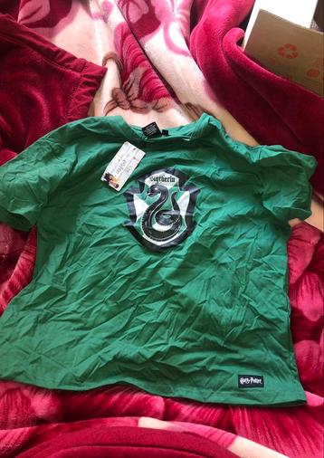 NIEUW Harry Potter shirt XL Slytherin Zwadderich