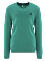 Benetton nette v-hals trui pullover groen maat 146-152, Kinderen en Baby's, Kinderkleding | Maat 146, Nieuw, Jongen, Trui of Vest