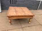 2x Lage houten salontafel / bijzettafel, Antiek en Kunst, Curiosa en Brocante, Ophalen