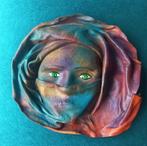 Echt kamelen leren masker woestijnvrouw, Ophalen of Verzenden, Zo goed als nieuw