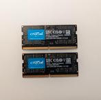 Crucial 32GB (2x16GB) DDR5 5600MHz SODIMM Laptop Geheugen, 32 GB, Nieuw, Ophalen of Verzenden, DDR5