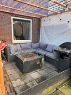 Loungebank met kussens, Tuin en Terras, Ophalen of Verzenden, Gebruikt