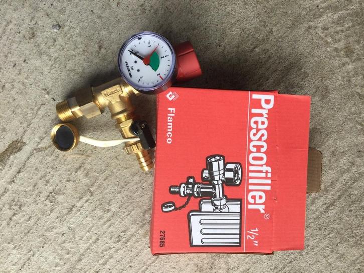 Flamco Prescofiller (nieuw), Doe-het-zelf en Verbouw, Verwarming en Radiatoren, Nieuw, Overige typen, Minder dan 30 cm, Minder dan 60 cm