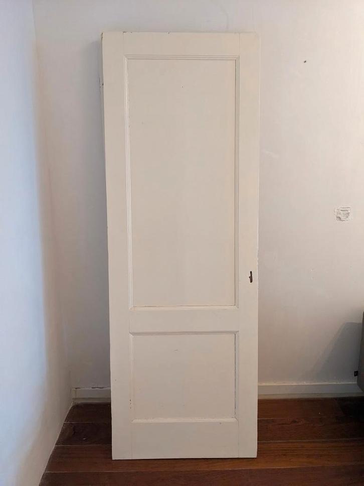 Gratis houten deur – goede kwaliteit, Doe-het-zelf en Verbouw, Deuren en Horren, Gebruikt, Binnendeur, 215 cm of meer, Minder dan 80 cm