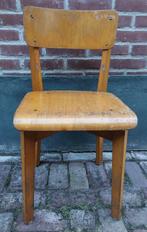Schoolstoel/stoel van hout, oud/brocante/vintage, Ophalen, Gebruikt, Hout, Eén