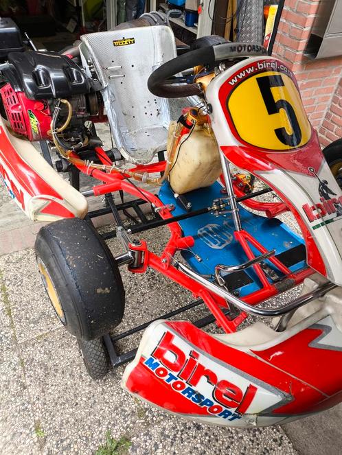Kart Birel freeline afgewerkt met verzegelde Honda 160cc GK4, Sport en Fitness, Karting, Zo goed als nieuw, Kart, Ophalen
