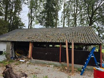 Partij asbestvrij dakplaten beschikbaar voor biedingen