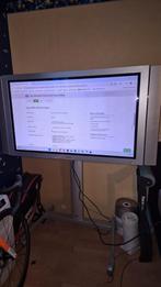 SONY Plasma televisie TV zilver 50-Inch op standaard, Gebruikt, 50 Hz, Ophalen of Verzenden, Sony