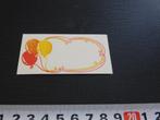 sticker etiket Ballon Ballonen, Ophalen, Zo goed als nieuw, Bedrijf of Vereniging