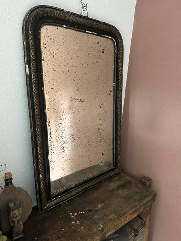 Brocante franse spiegel beschikbaar voor biedingen