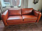 Mulleman 2,5 zits vol ledere bank type dallas  3 jaar oud  !, Huis en Inrichting, Ophalen, Tweepersoons, Zo goed als nieuw, Rechte bank