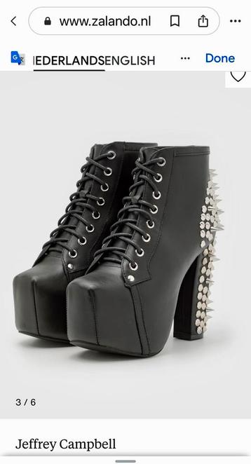 Laarzen Lita Jeffrey Campbell maat 42