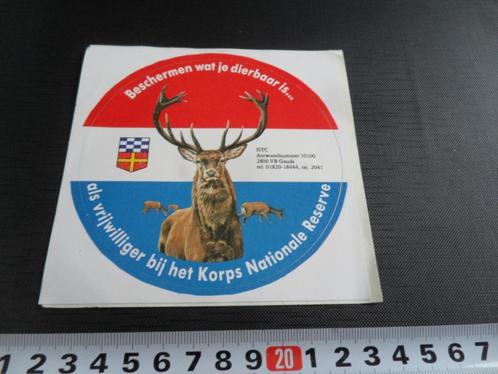 stickers Leger Korps Nationale Reserve als vrijwilliger, Hobby en Vrije tijd, Stickers en Plaatjes, Nieuw, Meerdere stickers, Ophalen