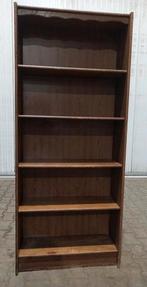 Boekenkast hout fineer 185 cm, Ophalen, Met plank(en), Gebruikt, Landelijk, klassiek