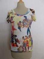 Stretch top met Afrikaanse printen van Etoile du Monde! M, Maat 38/40 (M), Overige kleuren, Verzenden, Zo goed als nieuw
