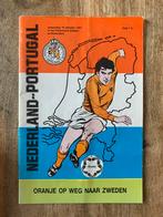 Nederland-Portugal ProgrammaBoekje, Ophalen of Verzenden