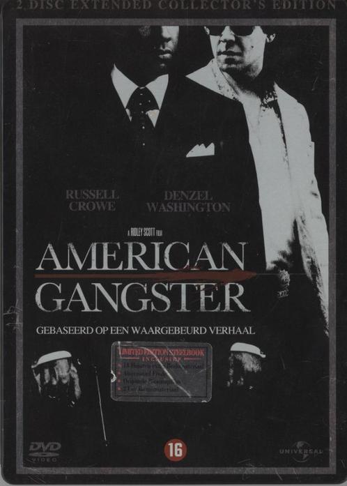 72) American Gangster (2 disc/metalcase); met Russell Crowe, Cd's en Dvd's, Dvd's | Thrillers en Misdaad, Gebruikt, Maffia en Misdaad