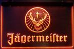 Jagermeister logo oranje ledlamp reclame lamp wanddeco deco, Reclamebord, Info@deconoord.nl, Verzenden, Deco Noord