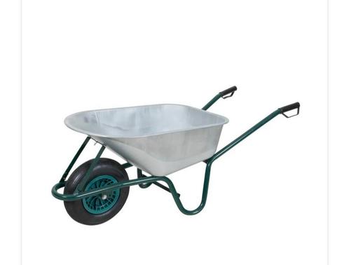 Nieuwe kruiwagens met gegalvaniseerde bak 80 liter, Tuin en Terras, Kruiwagens, Nieuw, Handmatig, Eenwielig, Ophalen