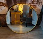 Ovale Gouden Spiegel, Ophalen, Nieuw, 75 tot 100 cm, Minder dan 100 cm