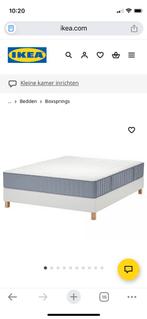 IKEA Boxspring, Huis en Inrichting, Ophalen, Gebruikt, Wit, Tweepersoons