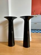 Set 2 XL zwarte vazen Ikea Stockholm 2006 M. Vinka, Ophalen of Verzenden