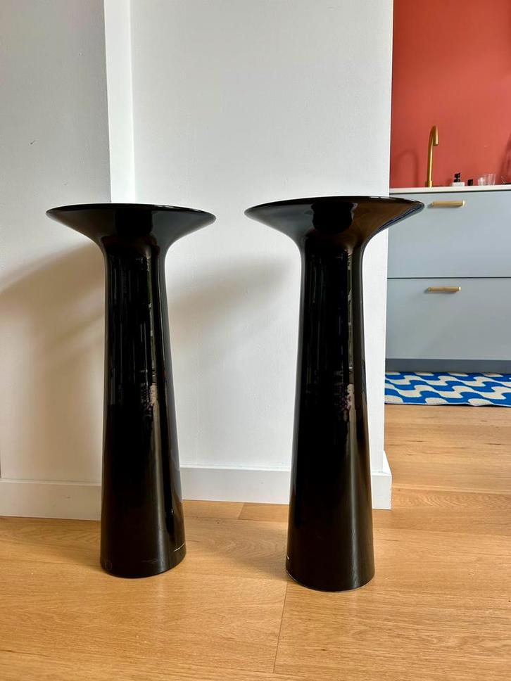 Set 2 XL zwarte vazen Ikea Stockholm 2006 M. Vinka, Antiek en Kunst, Kunst | Designobjecten, Ophalen of Verzenden