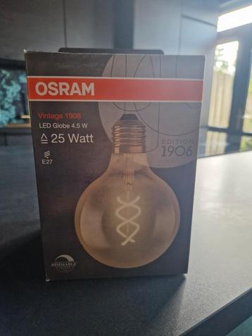 Osram Vintage 1906 Led Globe 4.5 W e27 2000K beschikbaar voor biedingen