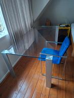 Sumisura Eettafel - Glas en Aluminium, Ophalen, 50 tot 100 cm, Zo goed als nieuw, Vijf personen of meer