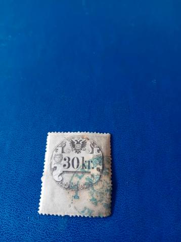 Oostenrijkse postzegel 30 kr beschikbaar voor biedingen