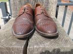 Prachtige gevlochten schoenen van Magnanni (Italia) maat 41, Ophalen of Verzenden, Zo goed als nieuw, Bruin