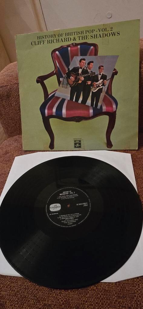 Lp cliff Richard &,the shadows  history of britisch pop, Cd's en Dvd's, Vinyl | Pop, Gebruikt, 1960 tot 1980, Ophalen of Verzenden