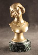 Mooie antieke bronzen buste, Verzenden